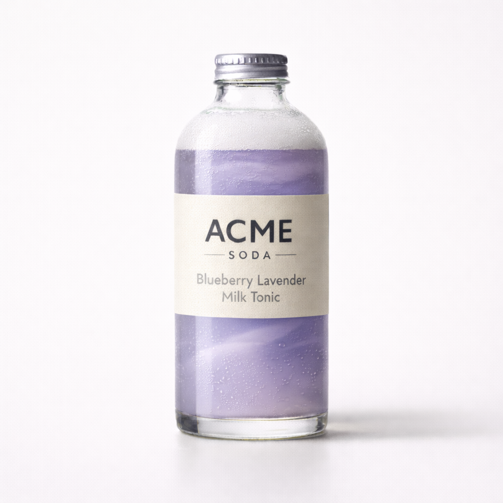 Blueberry Lavender Milk Tonic